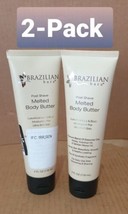 2-PACK Brazilian Bare - Post Shave Melted Body Butter Moisturizer - 4 fl oz Ea - £11.76 GBP