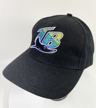 Tampa Bay Devil Rays MLB Apparel OSFA Snapback Hat Black Original Logo  - £19.42 GBP