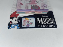 Minnie Mouse 5 Suction Cup Squares Non-Slip Bath Tub Treads Disney Decorations - £6.67 GBP