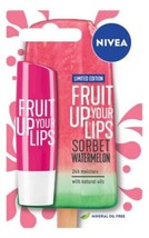 Nivea Fruit Up Your Lips WATERMELON SORBET  lip balm/chapstick -1 pack F... - £7.00 GBP