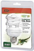 Zilla Pro Series Tropical 25 Fluorescent UVB UVA Bulb - Tropical Reptile Lightin - £33.01 GBP