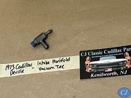 73 Cadillac 472/500 Eng INTAKE MANIFOLD VACUUM PORT TEE TREE FITTING CON... - $74.24