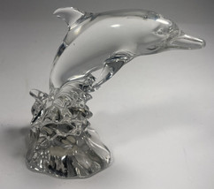 Princess House-24% Lead Crystal Dolphin Wonders of the Wild-Bottle-Nosed Germany - £23.01 GBP