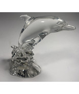 Princess House-24% Lead Crystal Dolphin Wonders of the Wild-Bottle-Nosed... - £23.04 GBP
