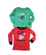 Carter&#39;s 24 months set of 2 long sleeve santa top - £5.64 GBP