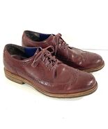 Cole Haan 9.5M Cooper Square CODOVAN Red BROGUE Wingtip Shoes Mens C11501 - $40.38