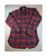 Vintage Pendleton Wool Flannel Shirt L Tall Kilgore Tartan Plaid Made USA - $126.69 CAD