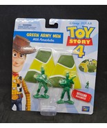 Disney Pixar Toy Story 4 Green Army Men With Working Parachute - Lot of 3 - €13,69 EUR