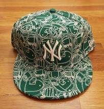 New Era 59Fifty 5950 NY York NYY Yankees Green White Stitchings Hat Cap 8 Club - £39.33 GBP