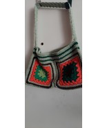 Tea + Green Granny Square Tote - 18 inch wide, 11 inches deep, 14 inch s... - €21,46 EUR
