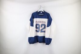 Vintage 90s Streetwear Mens Large Faded Spell Out Florida Pullover Jacke... - $48.24 CAD