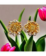 Trifari Gold Tone Clip On Earrings - $24.35