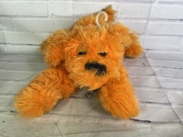 Dog Floppy Orange Fluffy Puppy Stuffed Plush 2001 Novelty Inc Wild Thing... - $51.98