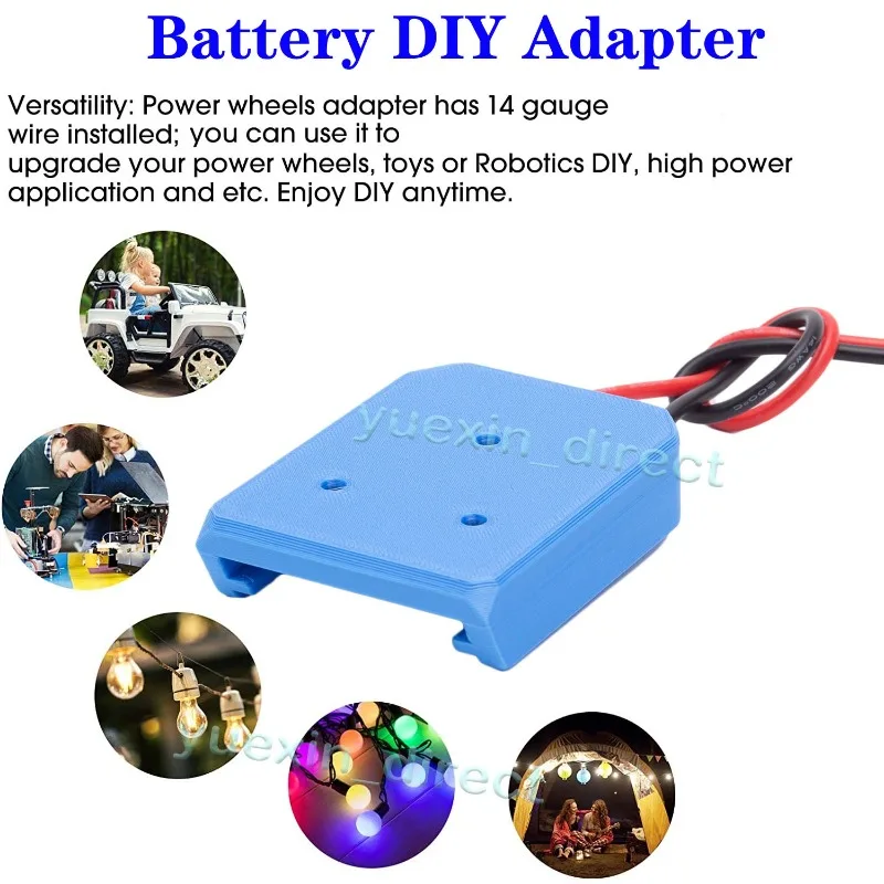 Tool battery DIY adapter Hart 20V Li-ion battery  conversion DIY connection powe - £48.54 GBP