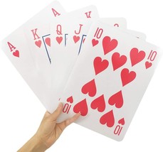 Jumbo Giant Playing Card Deck 8X11 Inch Large Oversized Cards Super Big Game The - £25.22 GBP