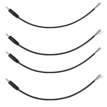 4 Pack Replacement 3.5Mm Male Plug To Bare Wire Open End Headset Trrs Co... - $12.99