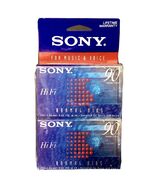 Sony High Fidelity HF 90 Minute Audio Recording Blank Cassette Tapes 2 P... - €7,54 EUR