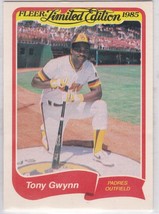 G) 1985 Fleer Baseball Trading Card - Tony Gwynn Limited Edition #11 - £1.56 GBP