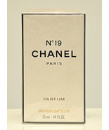 Chanel No 19 Parfum by Chanel 7,5ml 1/4 Fl. Oz. Spray Pure Perfume Woman Old 80" - $399.90