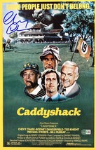 Chevy Chase Signé 11x17 Caddyshack Film Affiche Photo 3 Bas - $155.19