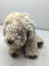 Little Miracles Tan Brown Feet Plush Puppy Dog Baby Stuffed Animal shaggy fur - £10.27 GBP