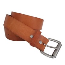 Old Navy Brown Vintage Genuine Italian Leather Belt Women&#39;s Size Large - £16.92 GBP