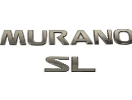 2003-2007 NISSAN MURANO SL REAR LID EMBLEM LOGO BADGE OEM SET USED - $9.00