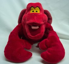 Disney Store The Little Mermaid Soft Sebastian Crab 7&quot; Plush Stuffed Animal Toy - £15.90 GBP