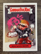 Topps Ny Comic Con Exclusive New Wave Dave Garbage Pail Kids Card Nycc #4 - £23.74 GBP