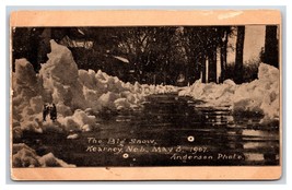 The Big Snow May 3 1907 Souvenir Kearny Nebraska NE DB Postcard V16 - £5.39 GBP