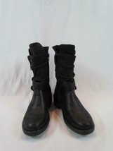 NWOB Carlos By Carlos Santana Tall Black Boot With Side Zipper Round Toe Size 6M - £55.59 GBP