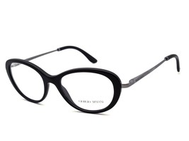 Giorgio Armani Eyeglasses AR7046 5042 Satin Black/Gunmetal Frame Italy 52-16 140 - £97.21 GBP