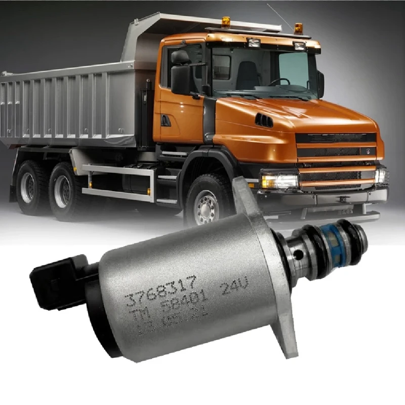 Excavator Interior Parts Accessories Proportional Solenoid Valve 24V For Parker  - $483.43
