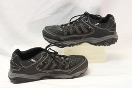 Skechers Mens Memory Fit 50125 BBK Black Size 12.0 Low Top Lace Up Running Sneak - £15.40 GBP