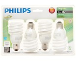 Philips LED 417071 Energy Saver Compact Fluorescent T2 Twister (A19 Repl... - £32.72 GBP