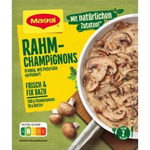 Maggi Rahm Champignons Sauce 2 portions/1 Ct. Made In Germany Free Shipping - £4.76 GBP