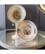 Wedgwood Beatrix Potter &quot;Mrs.Tiggy Winkle&quot; Child’s Bowl &amp; Dish - $16.34