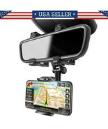Universal 360 Rotation Car Rear View Mirror Mount Stand GPS Cell Phone H... - £15.14 GBP