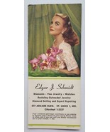 Vintage Advertising Ink Blotter Edgar J Schmidt Jewelry St. Louis Mo S1 - $18.99