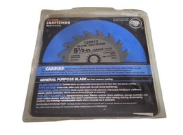 Sears Craftsman Carbide Circular Saw Blade 5 1/2&quot; General Purpose 9-32513 - £15.18 GBP
