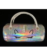 Child Clamshell Eyeglass Case Unicorn Face Iridescent with Handles 6&quot; Un... - $131.99 MXN