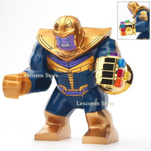 1pcs Thanos with Gauntlet Marvel Avengers Infinity War Minifigure Toys - £7.18 GBP