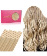 WENNALIFE Tape in Hair Extensions Human Hair 20pcs 50g 14 inch Light Blo... - $56.43
