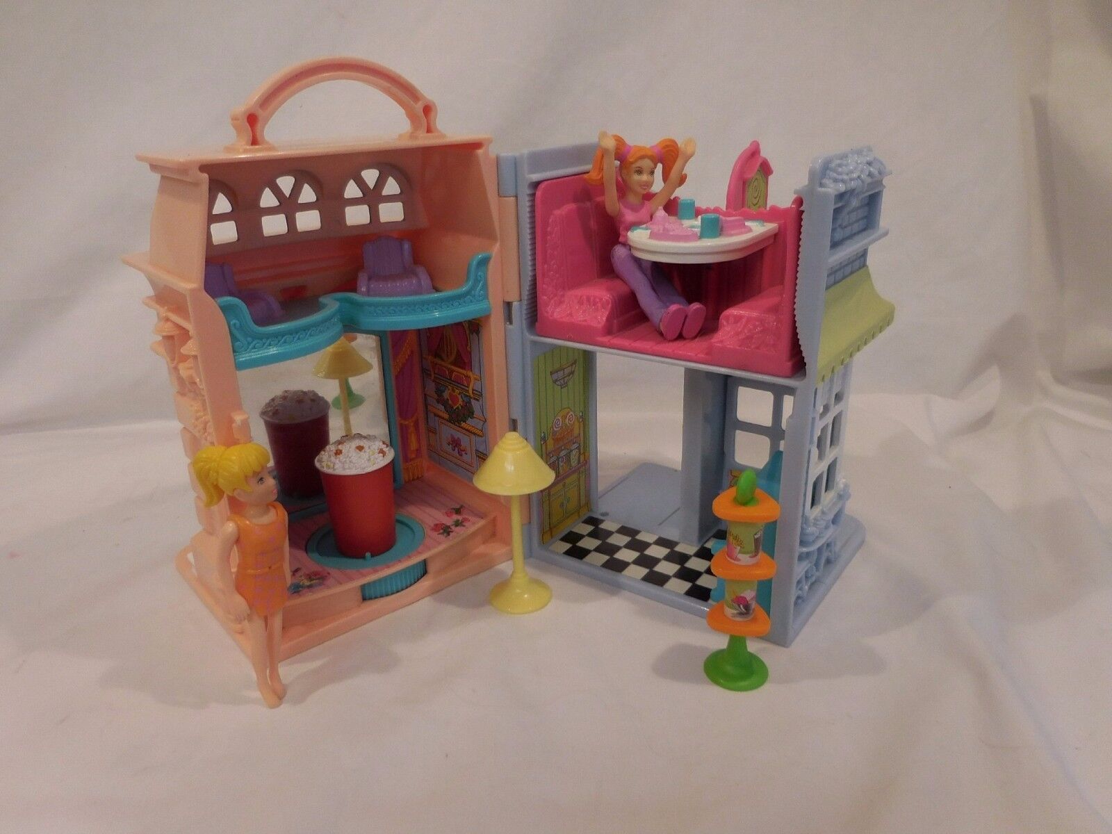Primary image for Fisher Price Sweet Street Candy Shop Dance Studio Dollhouse Furniture People Lot
