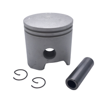 Piston Kit Ring Set 6E7-11636 682 Fit Yamaha Outboard 9.9HP 15HP O/S 0.5 56.5MM - £23.04 GBP