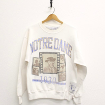Vintage University of Notre Dame Knute Rockne Sweatshirt Large - $75.47