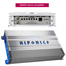 Hifonics BG-2200.1D 2200 Watts BRUTUS Gamma Mono Subwoofer Car Audio Amplifier. - £289.35 GBP