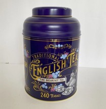 Traditional English Teas Vintage Victorian Tin Fine Ceylon Breakfast 240 Bags - $44.95