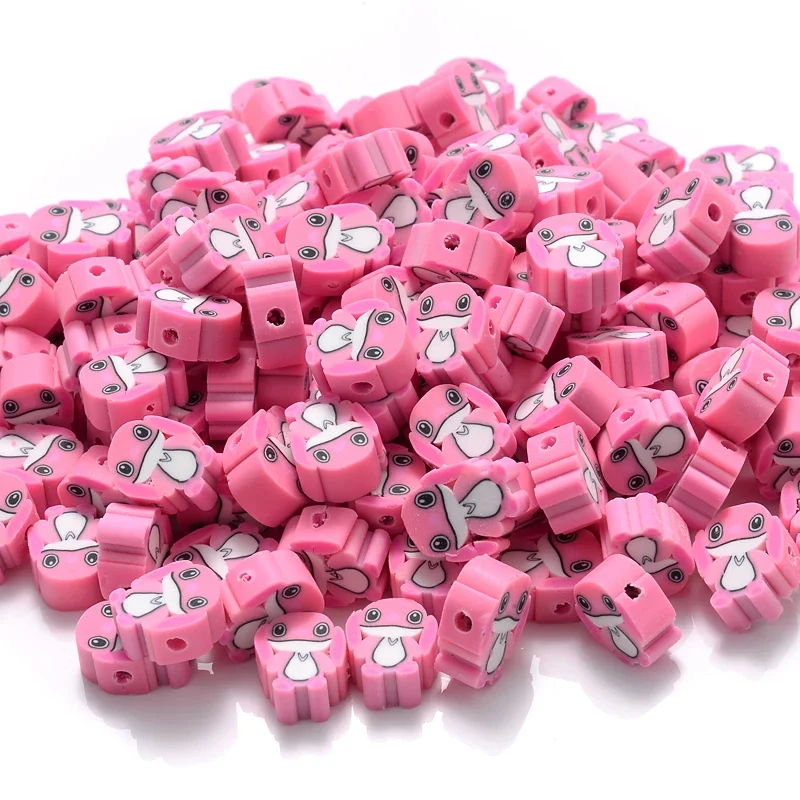 30pcs Disney Stitch Beads 10mm Cute Cartoon Anime Clay Polymer Beads for... - $7.66 CAD