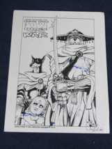 1996 Dogs-O-War Signed Print Crusade Comics 8.5&quot; x 11&quot; - £38.89 GBP